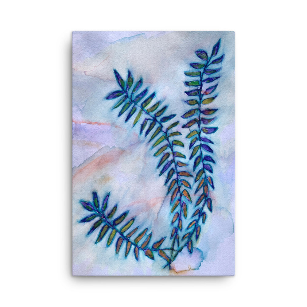 Blue Leaves Thin canvas