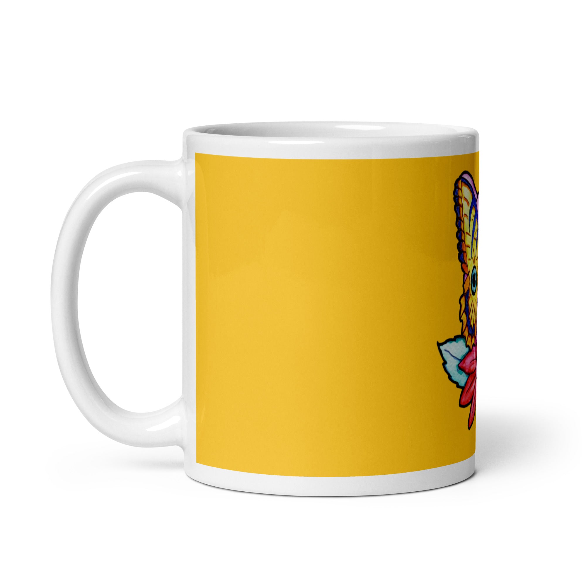 Kitty Flower Cat Mug