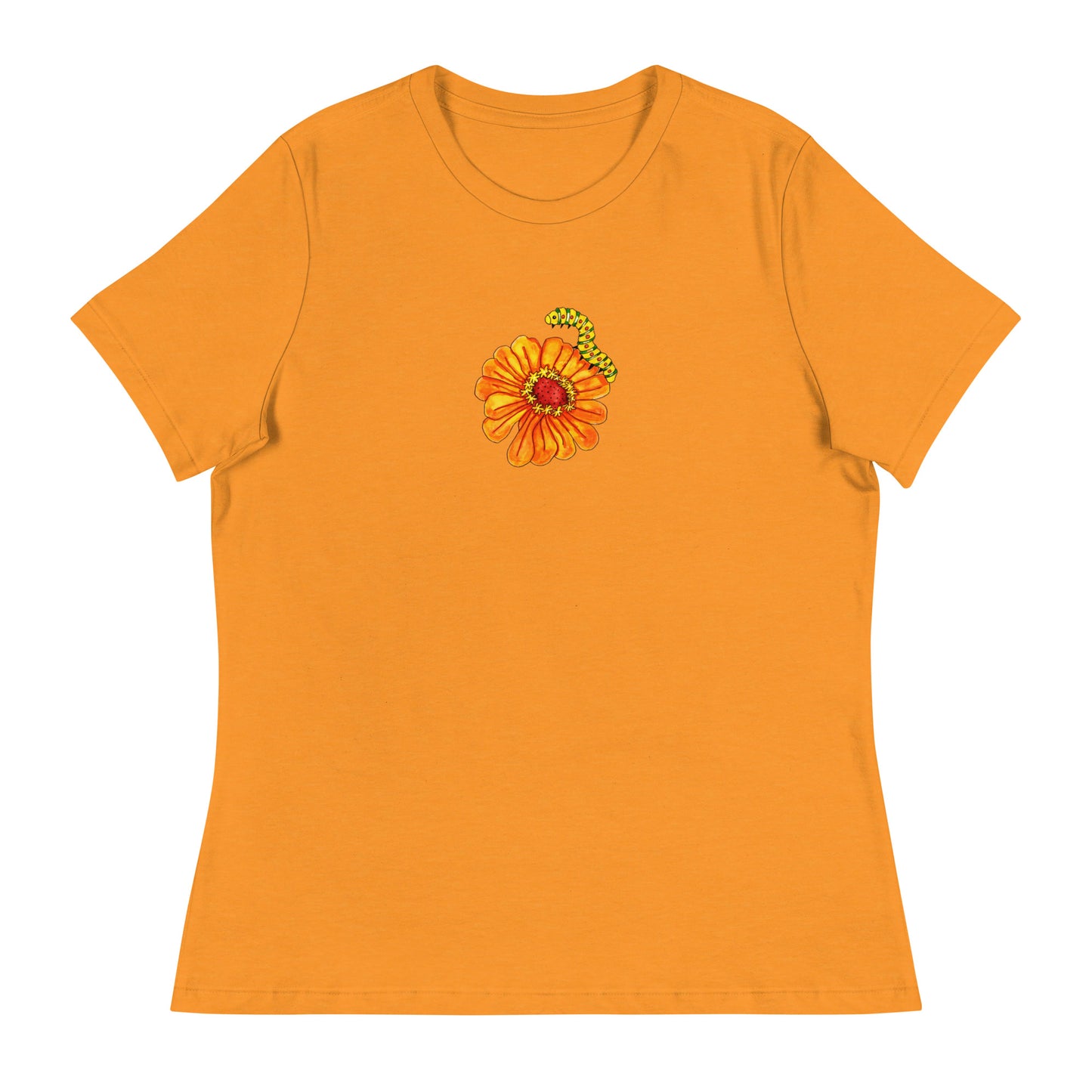 Orange Flower Women's Relaxed T-Shirt
