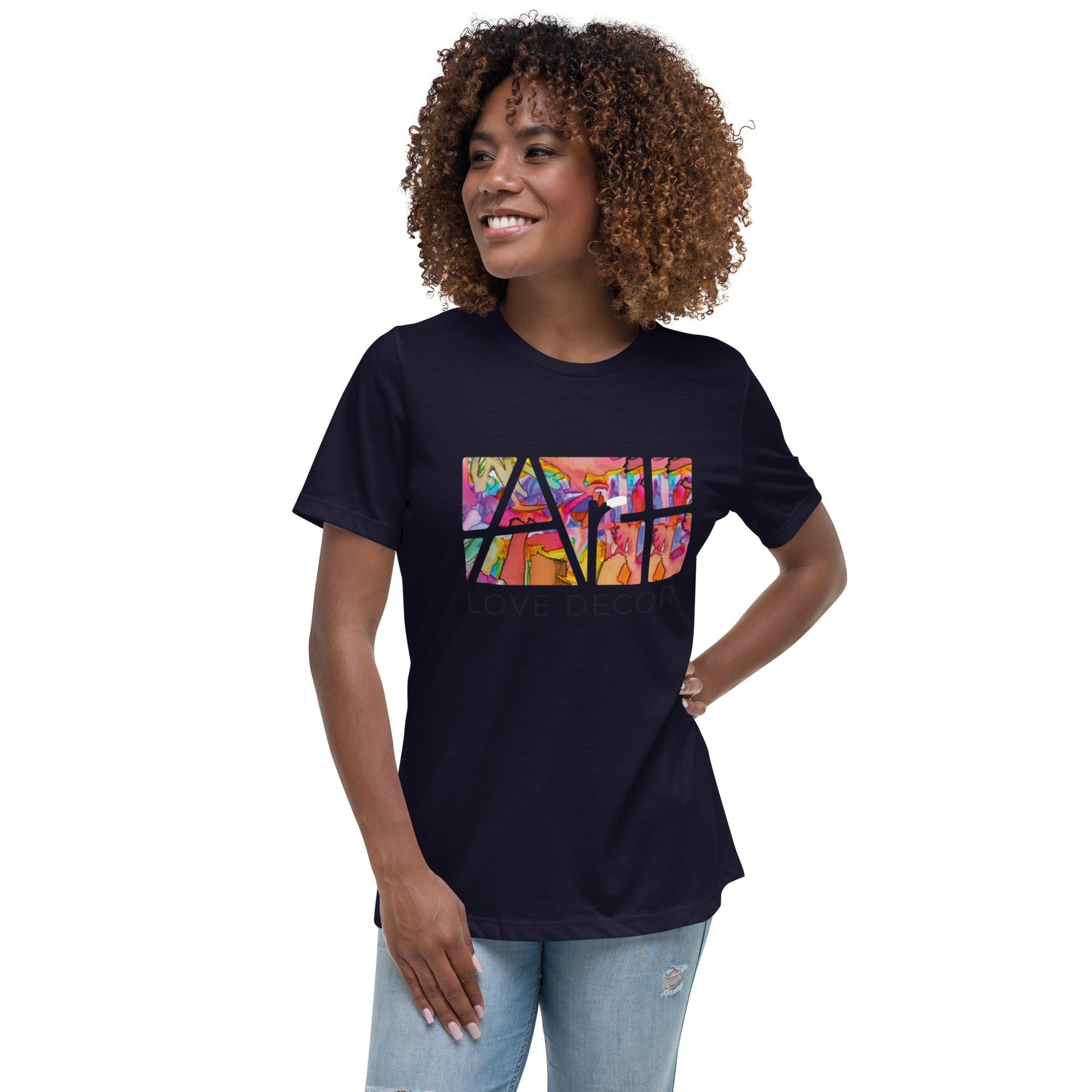 Art Love Women's Relaxed T-Shirt
