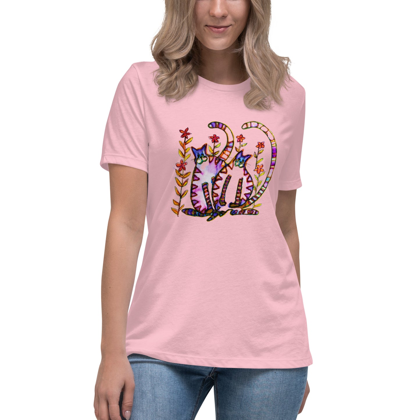 Cat Buddies Women's Relaxed T-Shirt
