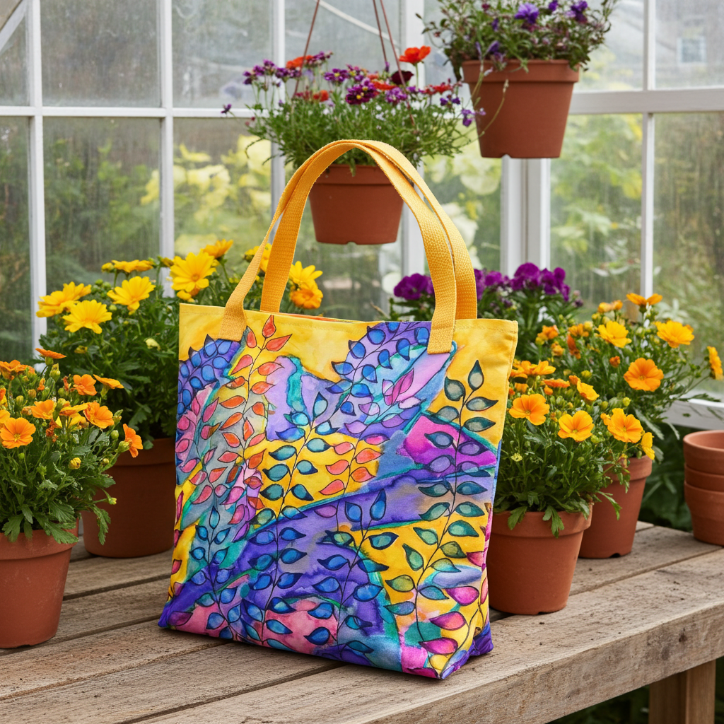 Sunrise Leaves Tote bag