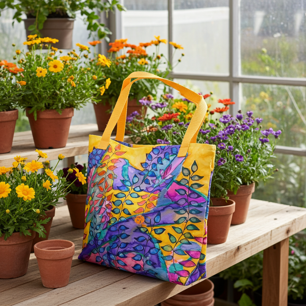 Sunrise Leaves Tote bag