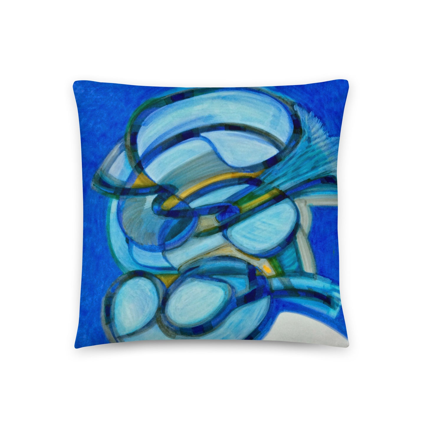 Kittens Abstract Pillow