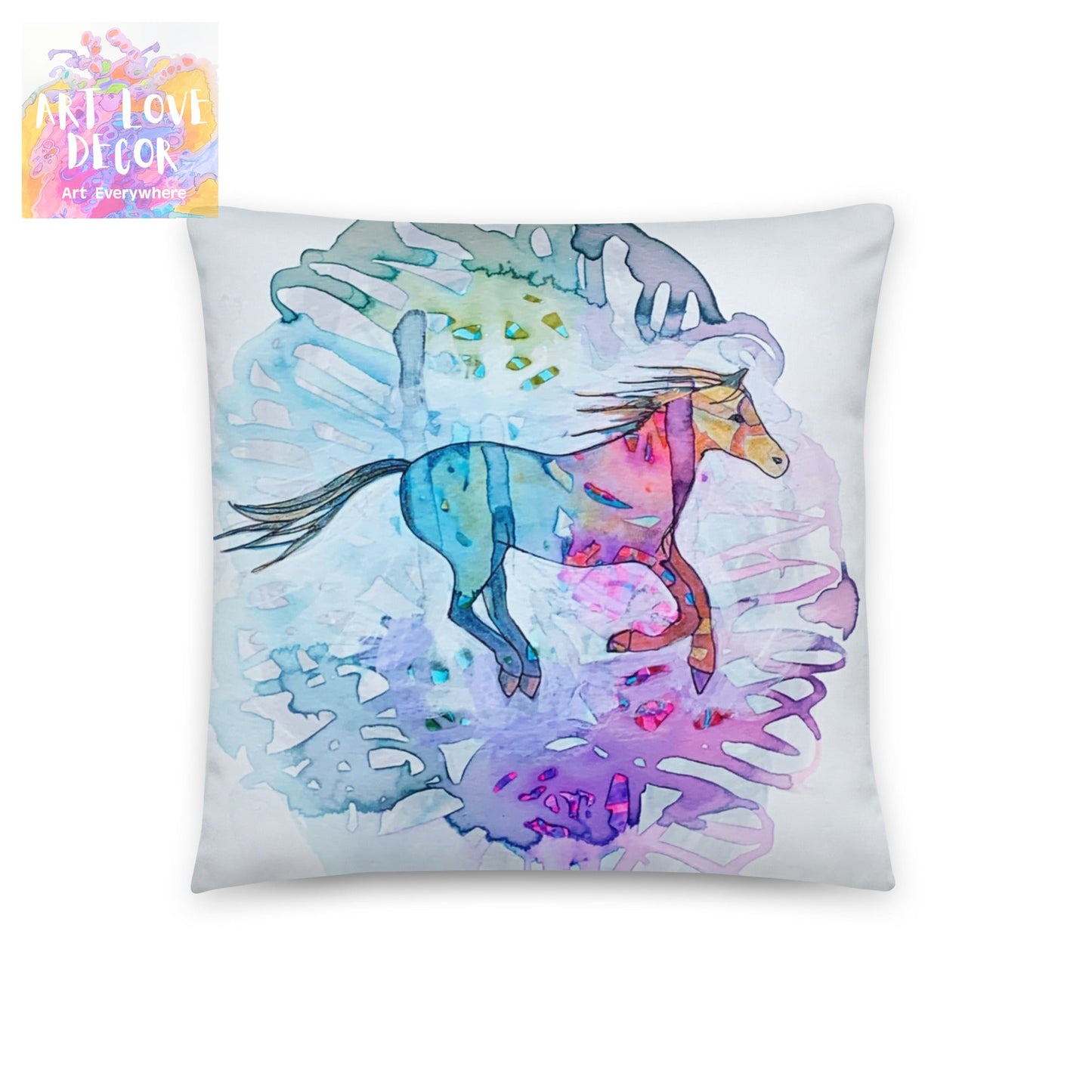 Running Horse Pillow
