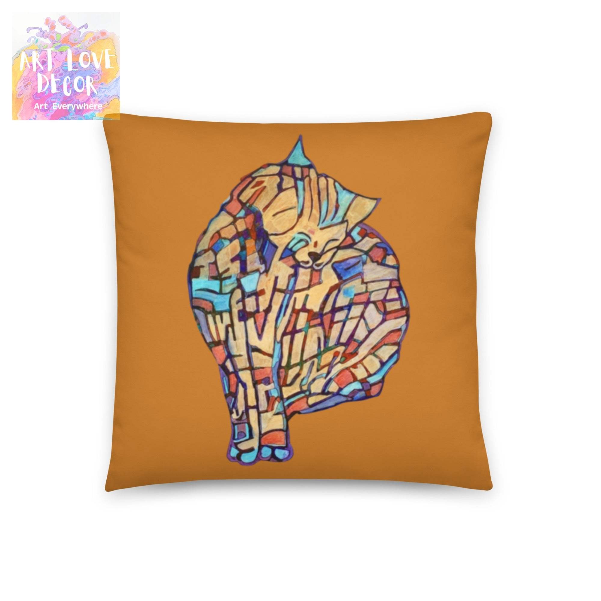 Sitting Pretty Kitty Pillow - Art Love Decor