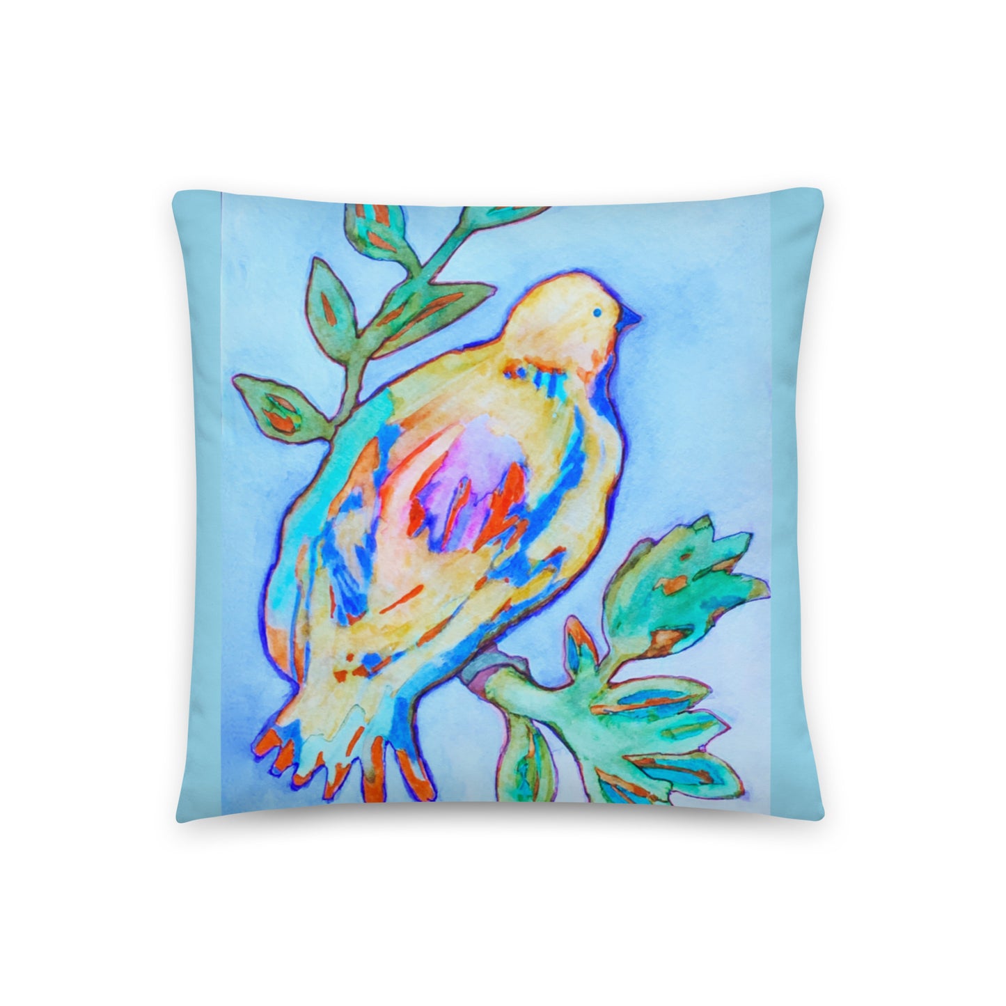 Yellow Bird Pillow