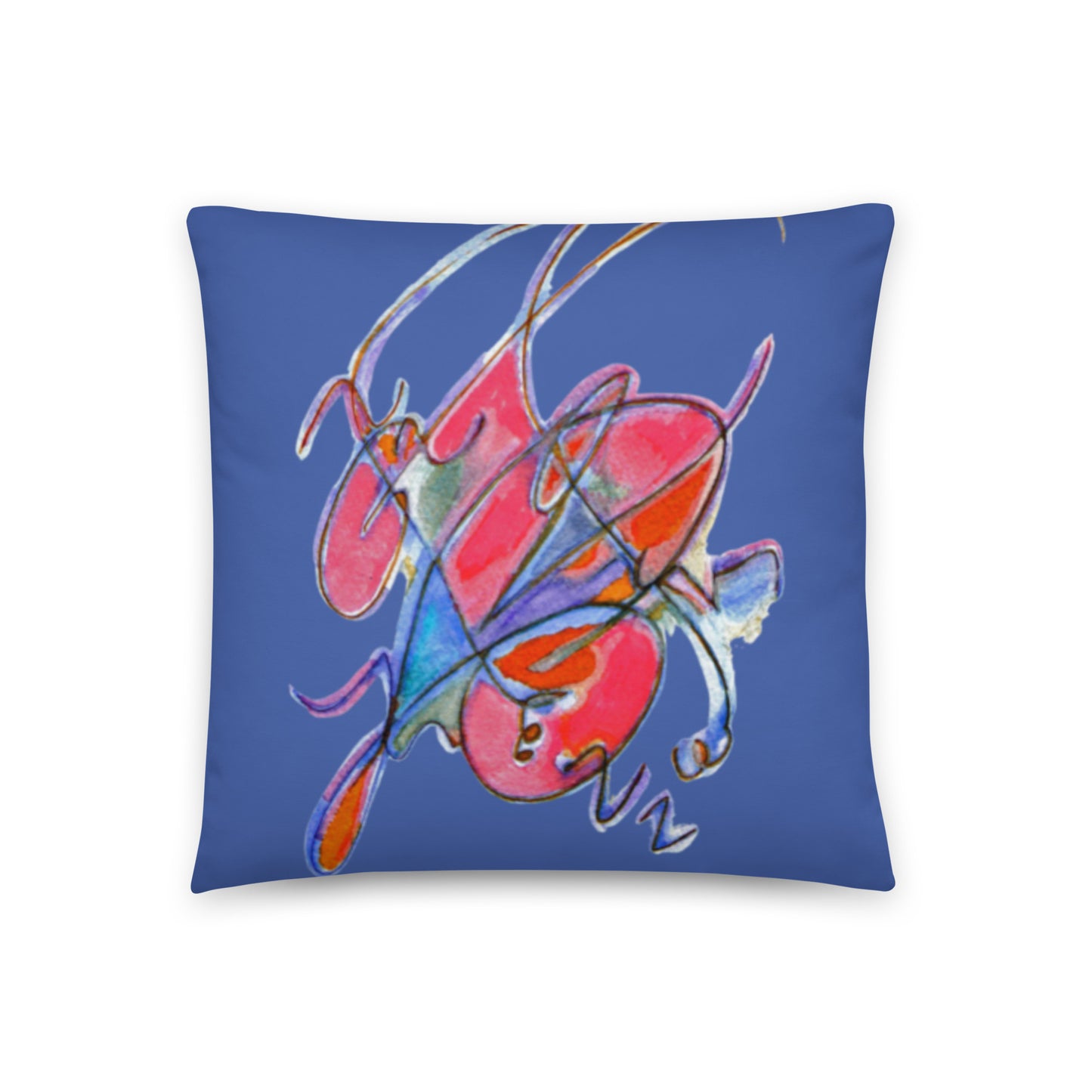 Opposites Abstract Pillow