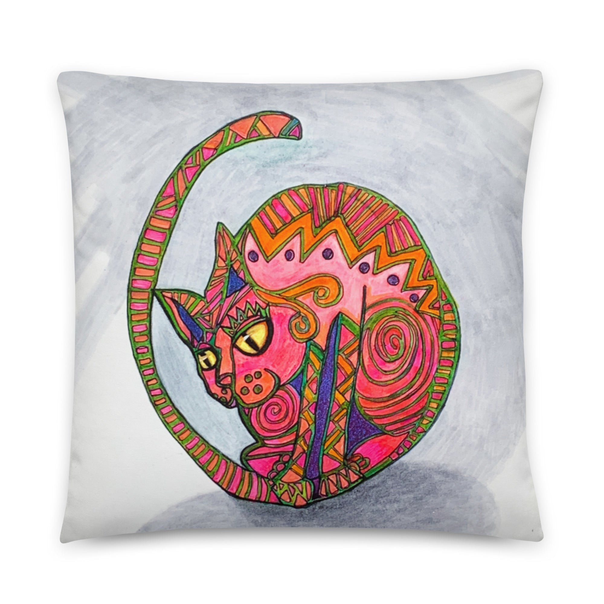 Cat Shadow Pillow - Art Love Decor