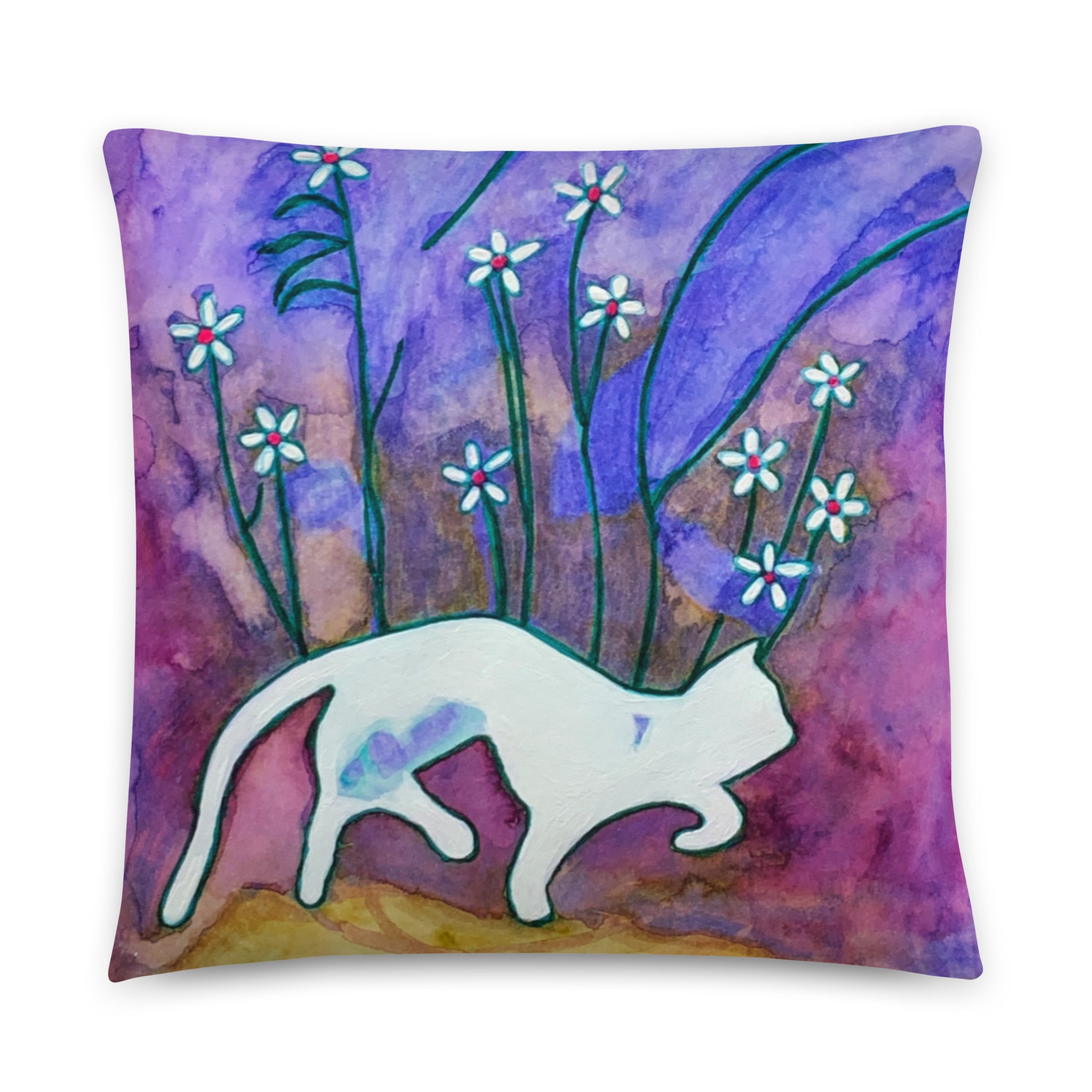 Sneaky Cat Pillow - Art Love Decor