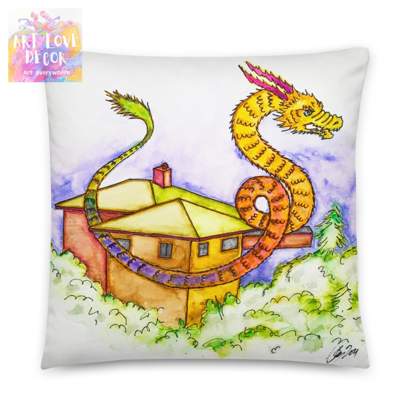 House Dragon Pillow