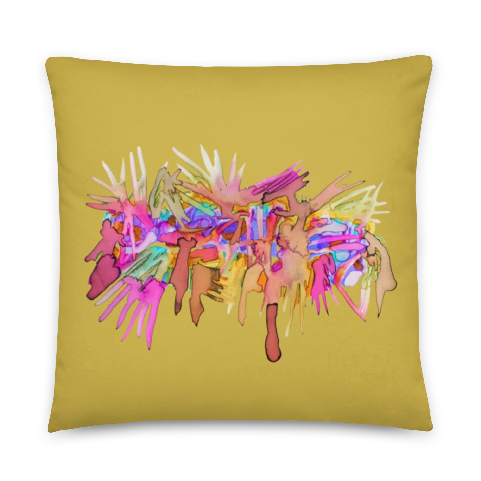 Caterpillar Abstract Pillow - Art Love Decor
