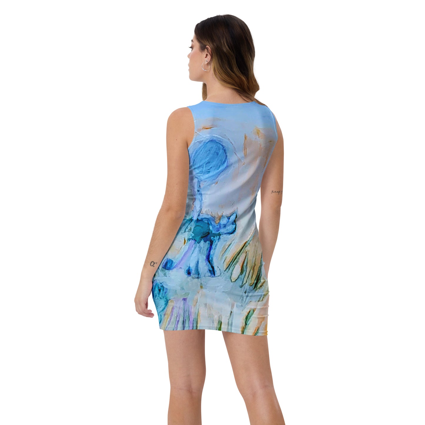 Softly Abstract Dress - Art Love Decor