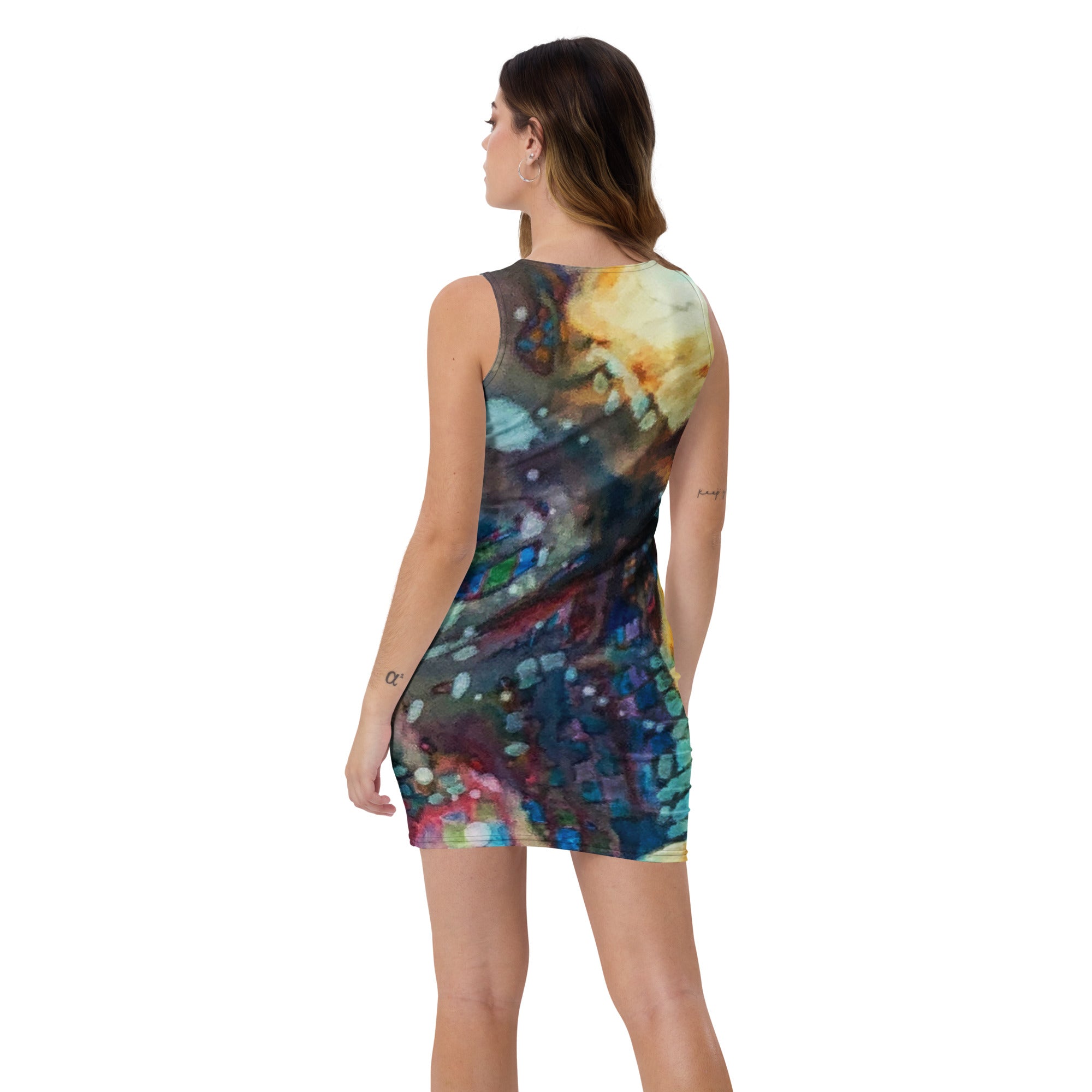 Nightlife Abstract Dress - Art Love Decor