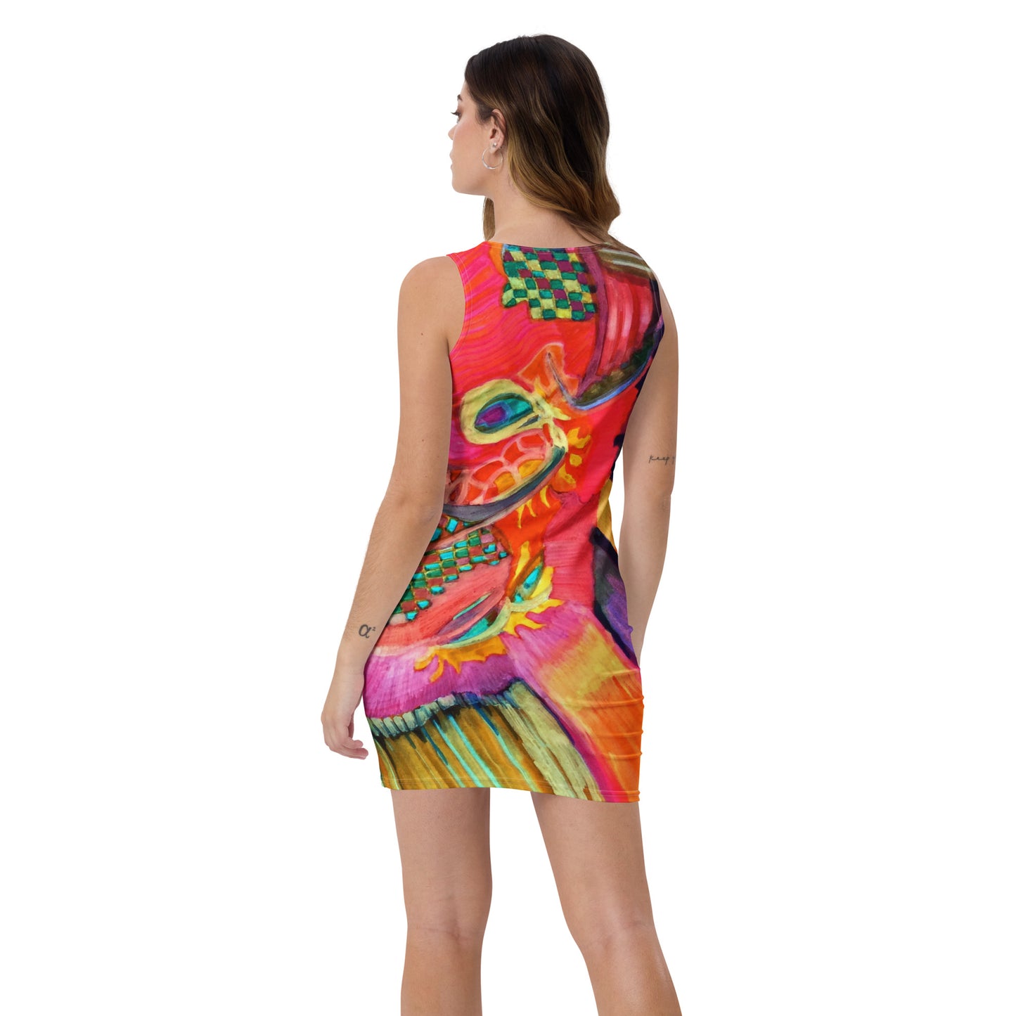 Penetration Abstract Dress