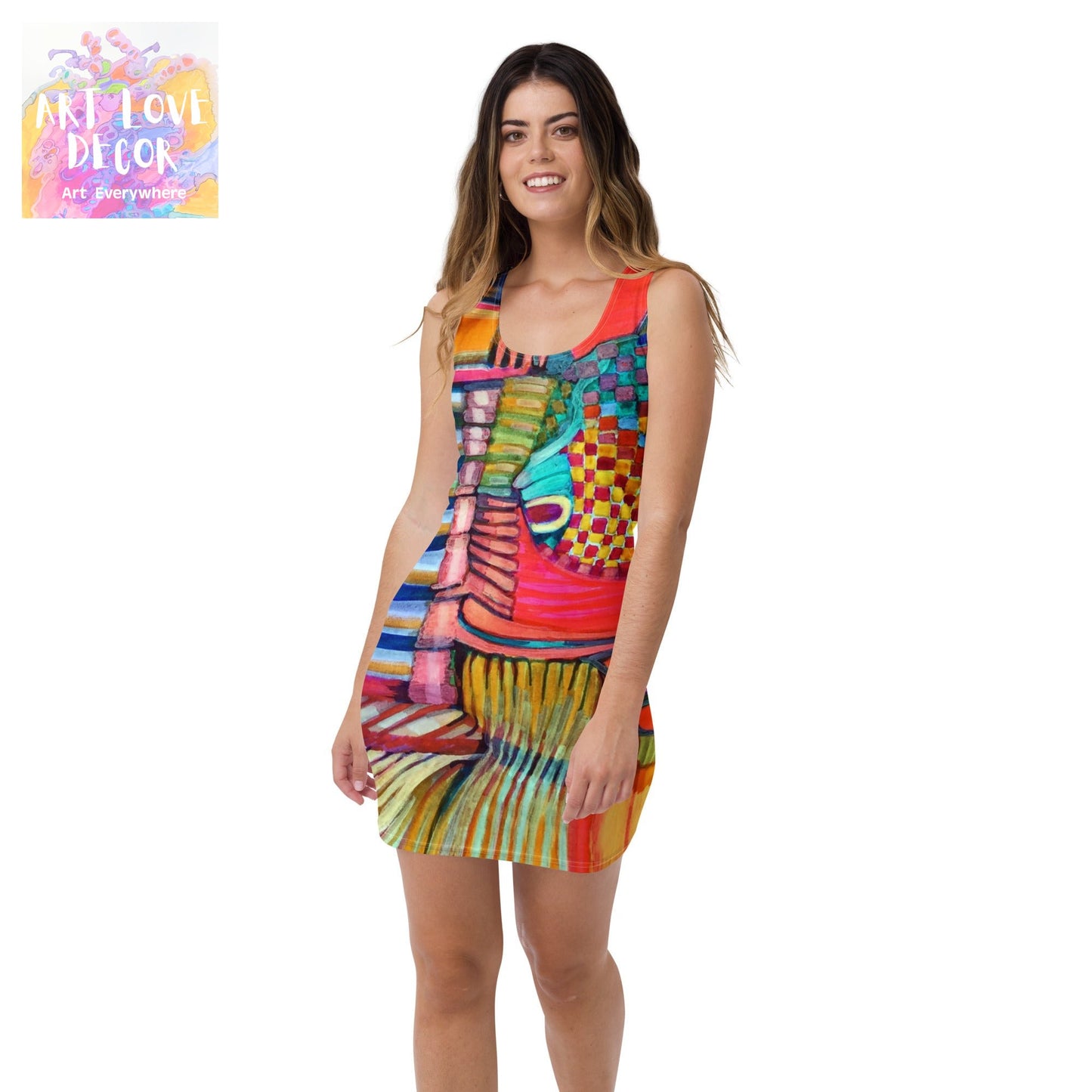 Penetration Abstract Dress