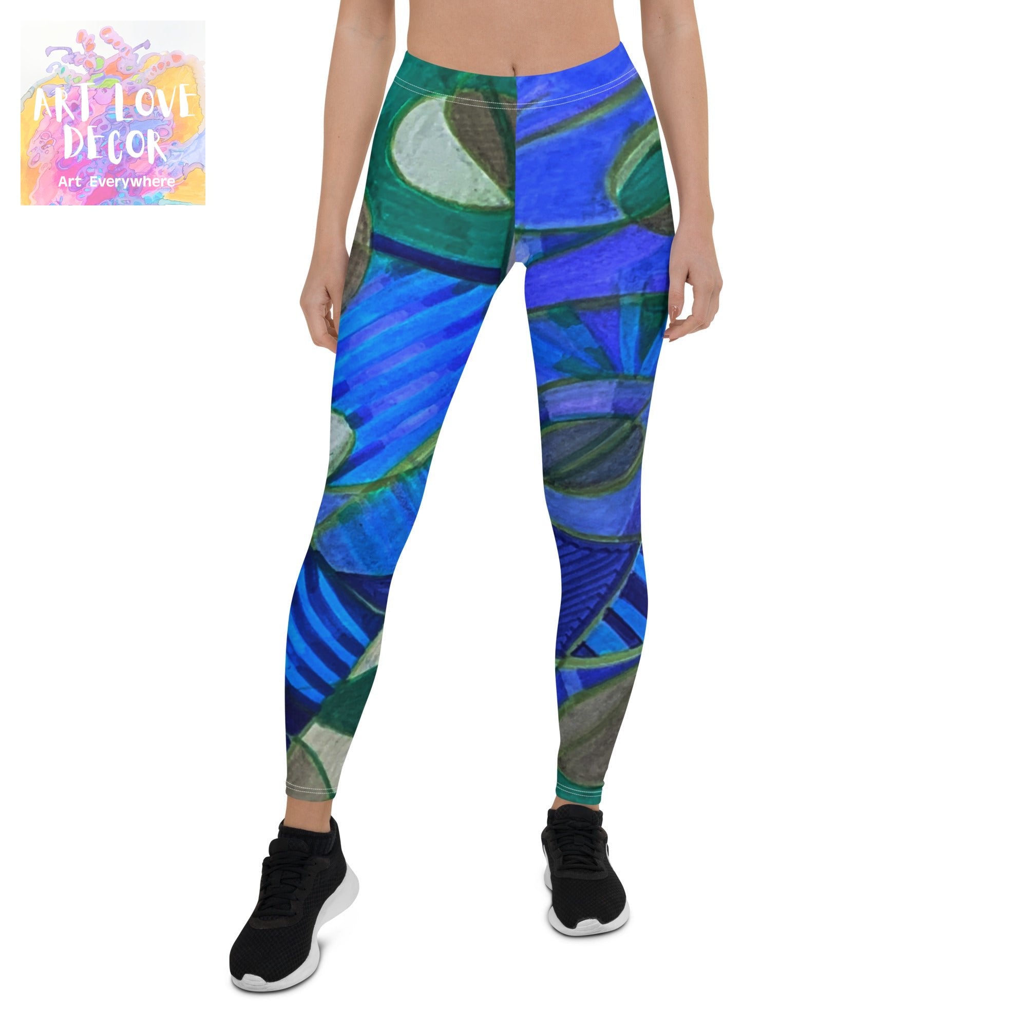 Knot Anymore Abstract Leggings - Art Love Decor