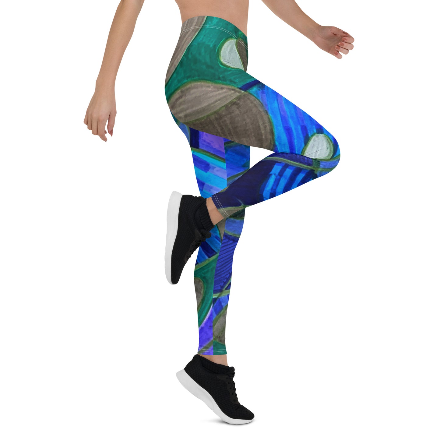 Knot Anymore Abstract Leggings - Art Love Decor