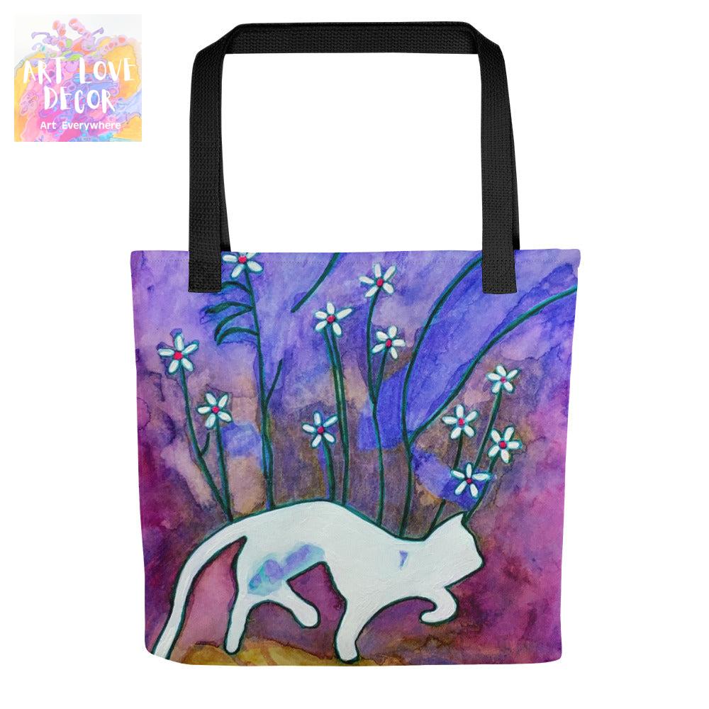 Sneaky Cat Tote Bag