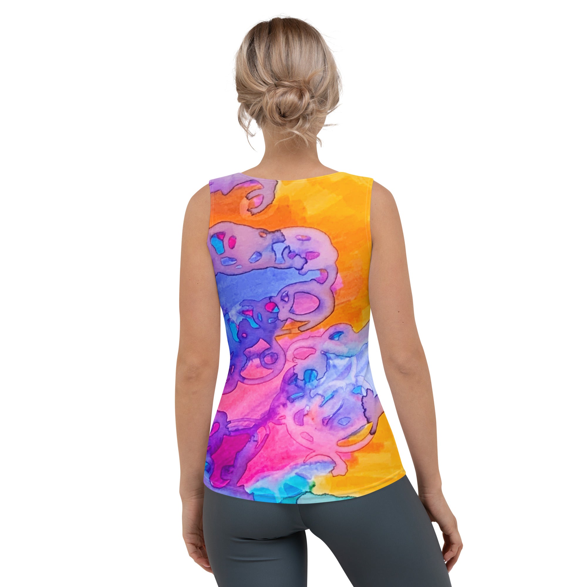 Carried Away Abstract Tank Top - Art Love Decor