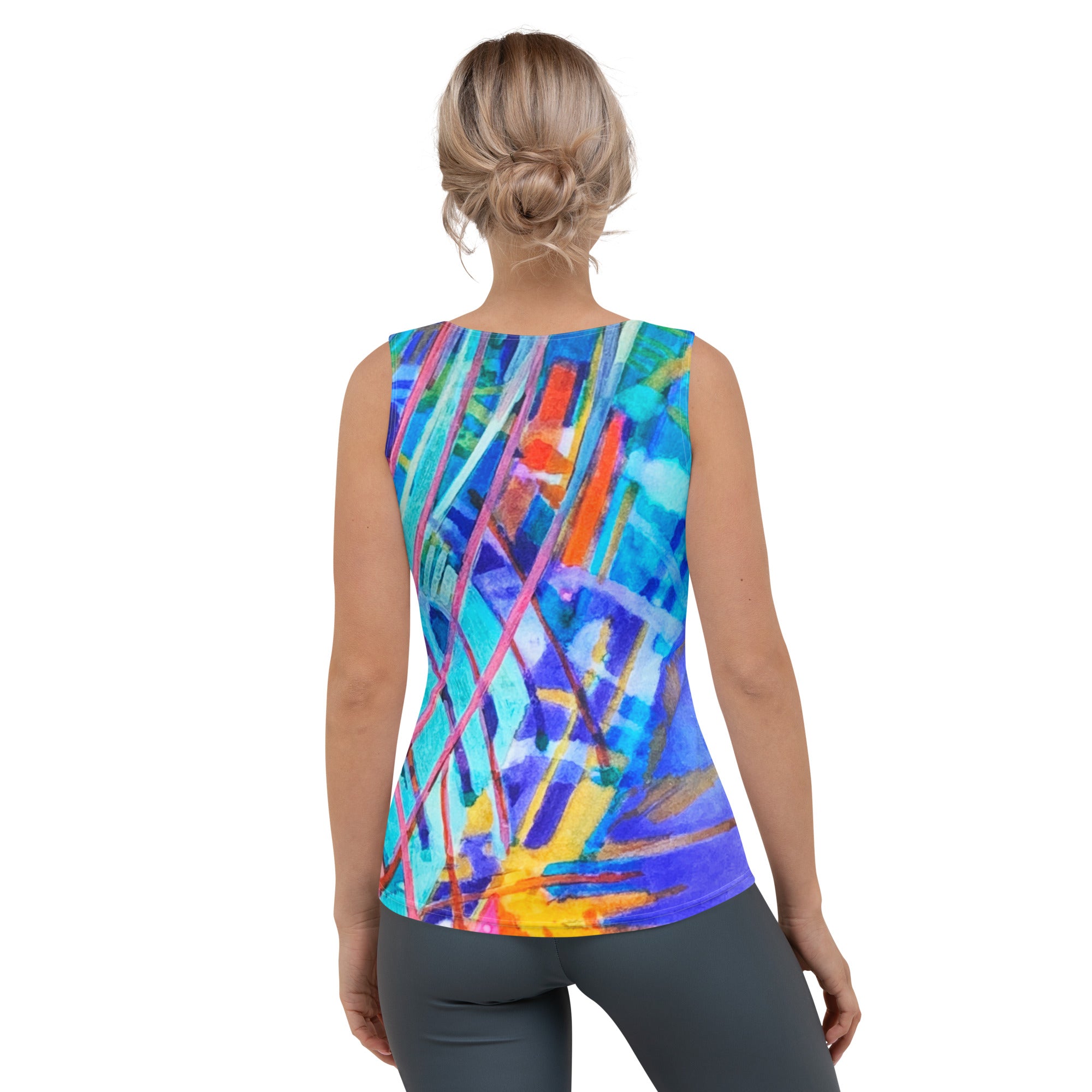 Ray of Hope Abstract Tank Top - Art Love Decor