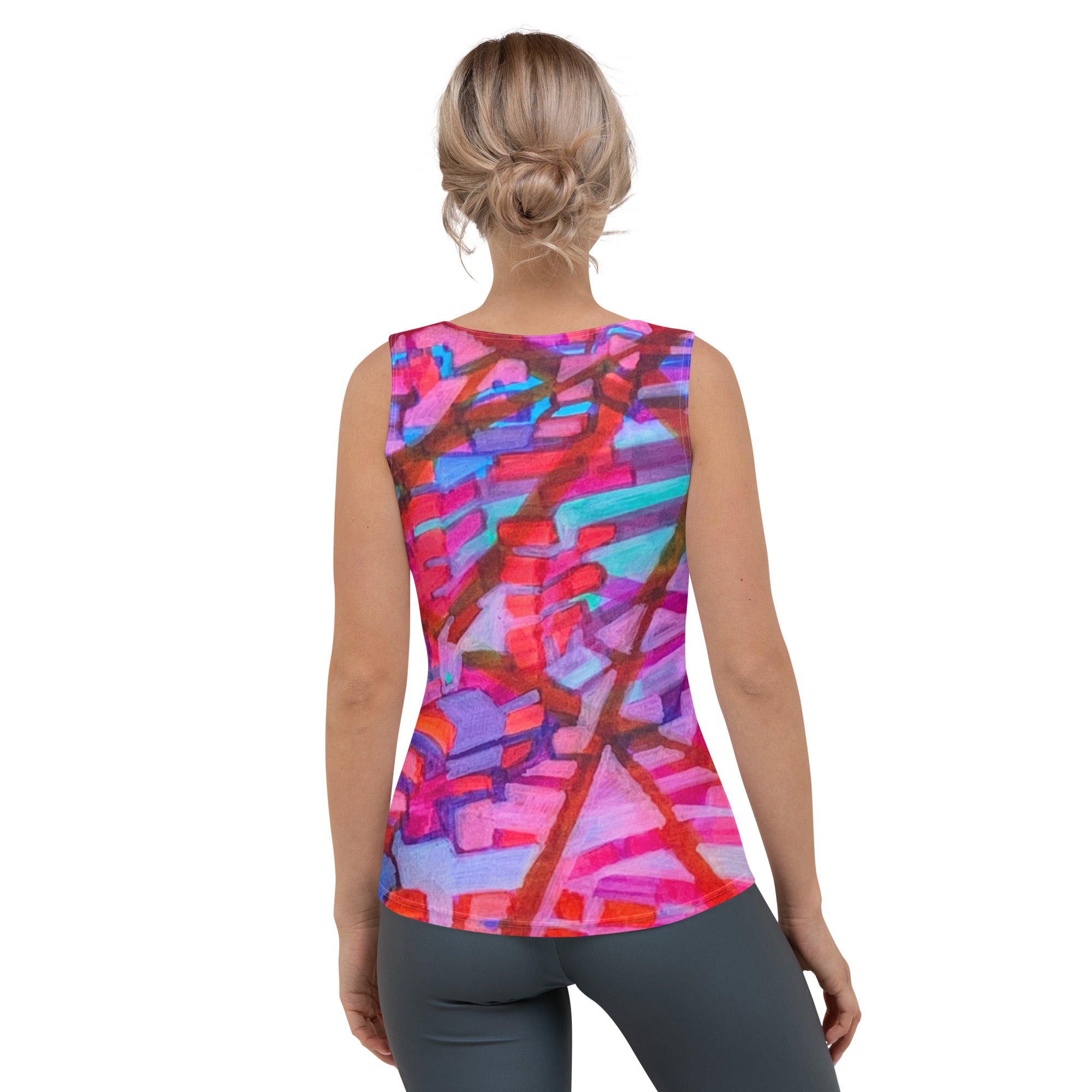 Separation Abstract Tank Top - Art Love Decor