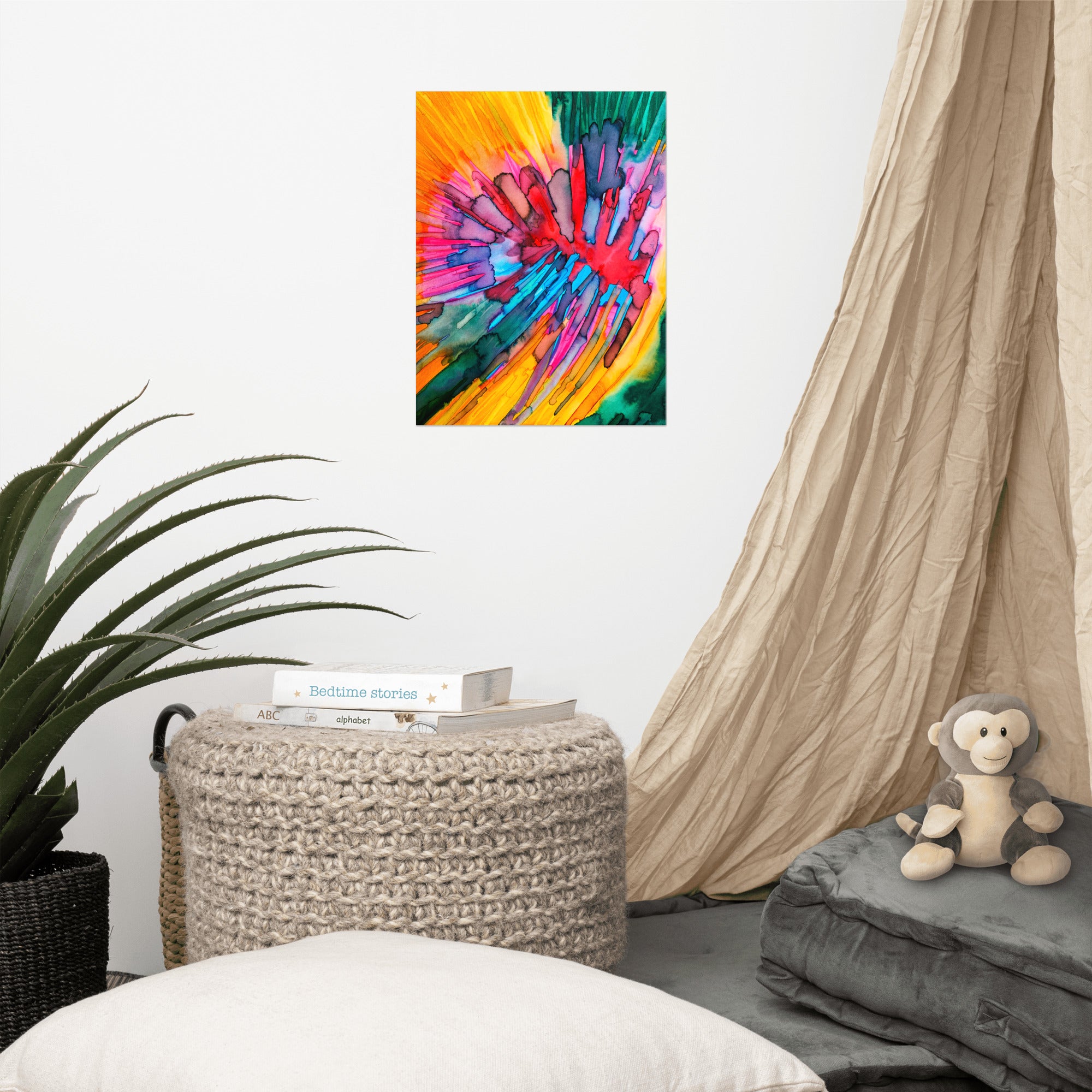 Sunburst Poster Unframed - Art Love Decor
