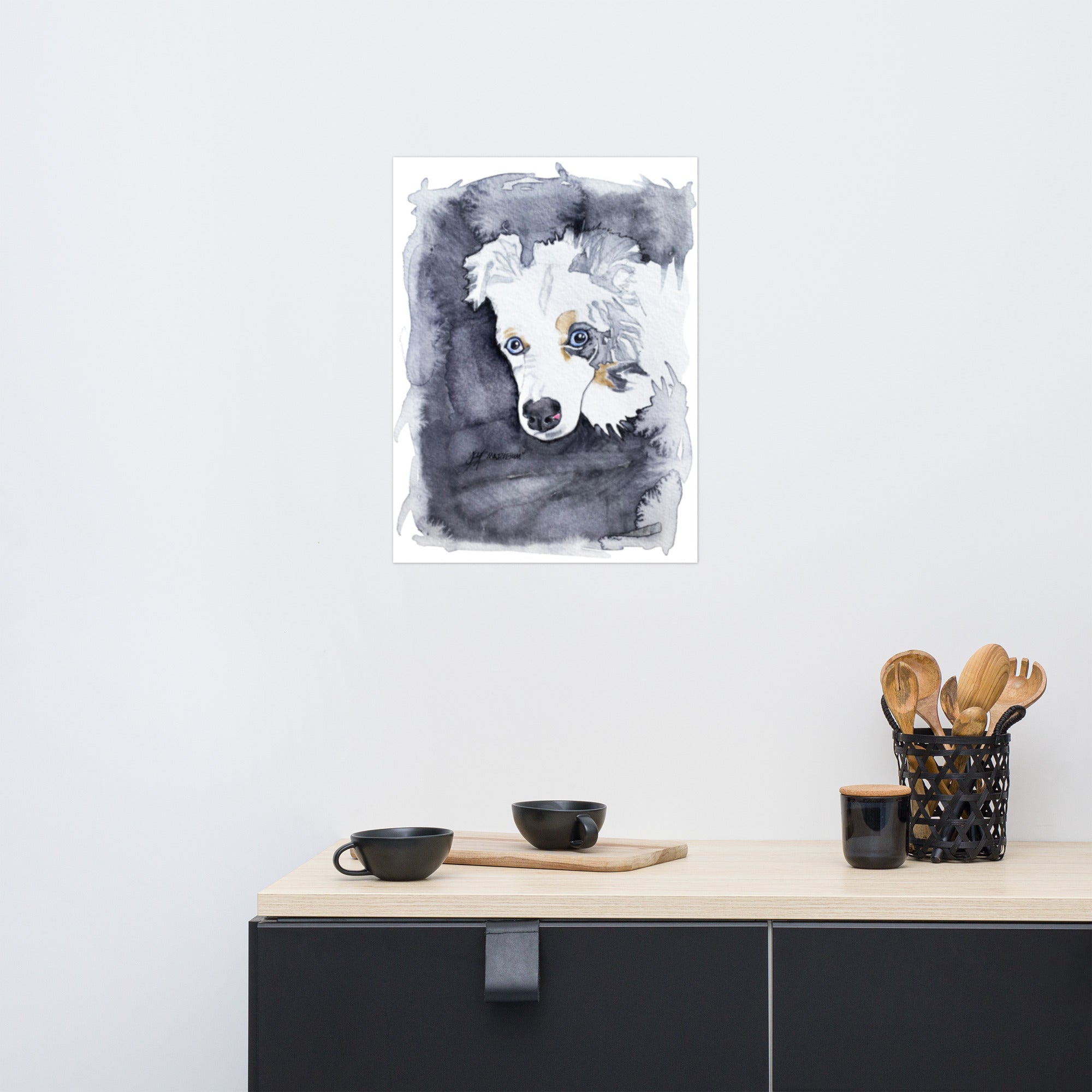 Sheep Dog Poster Unframed - Art Love Decor