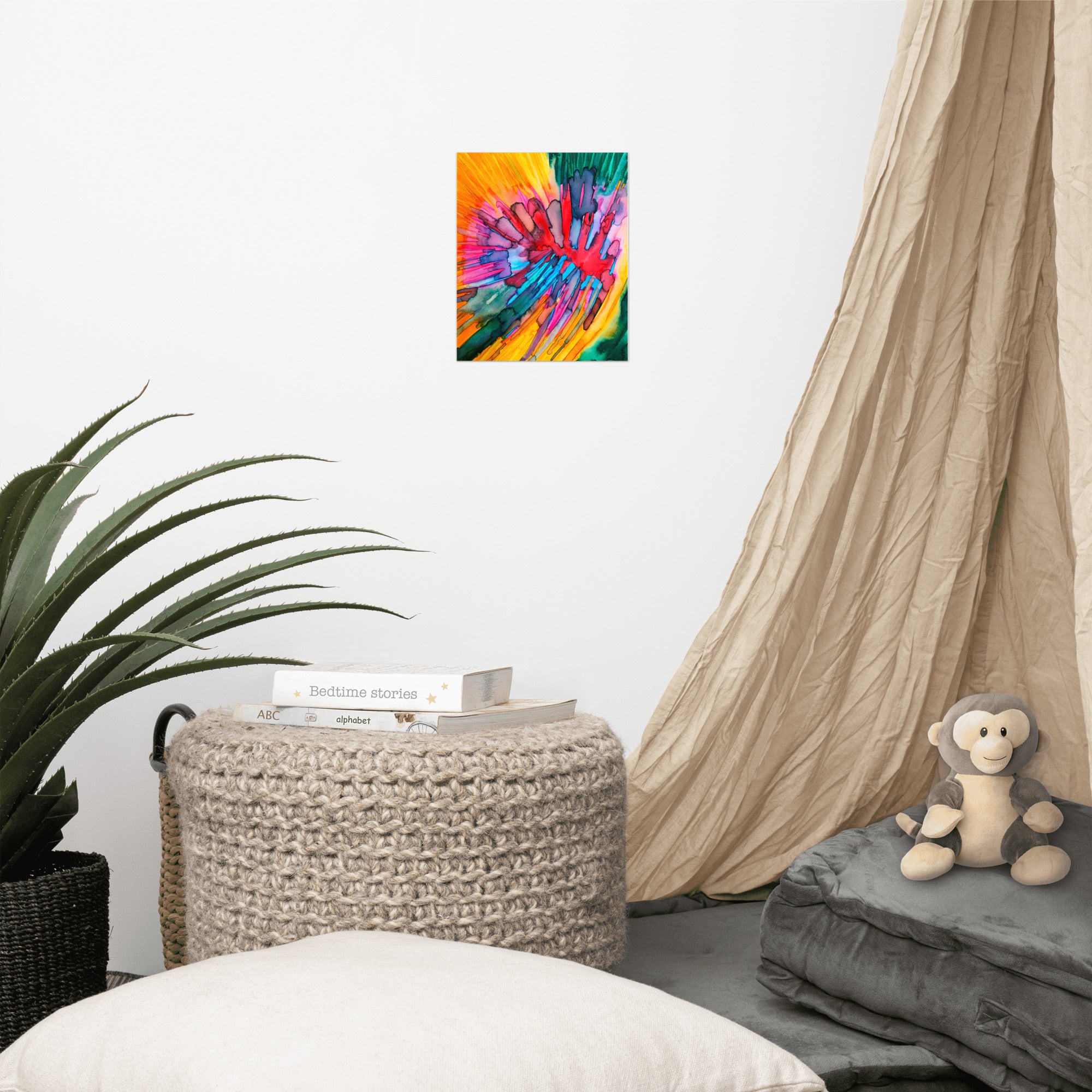 Sunburst Poster Unframed - Art Love Decor