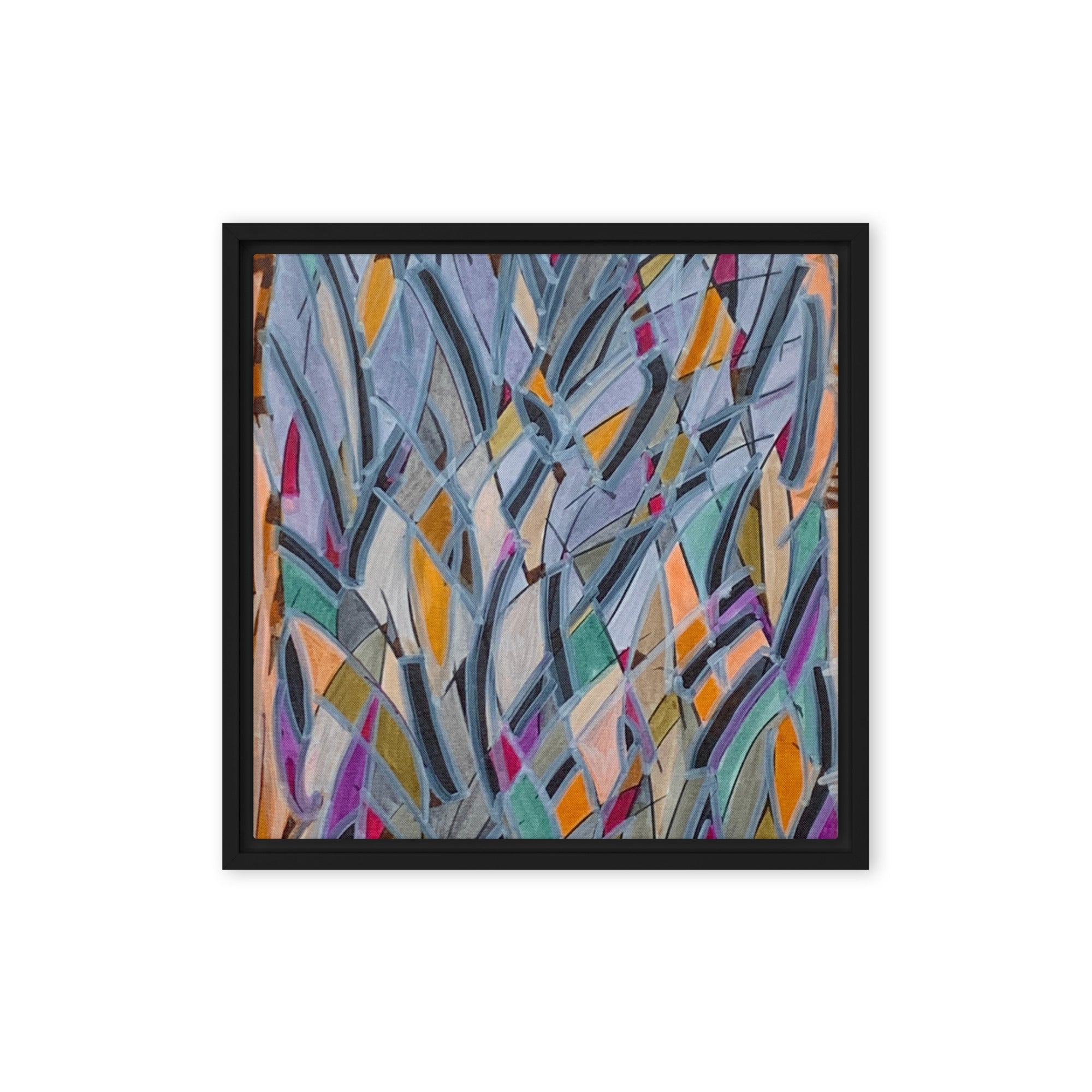 Sydney Opera Abstract Framed canvas print - Art Love Decor