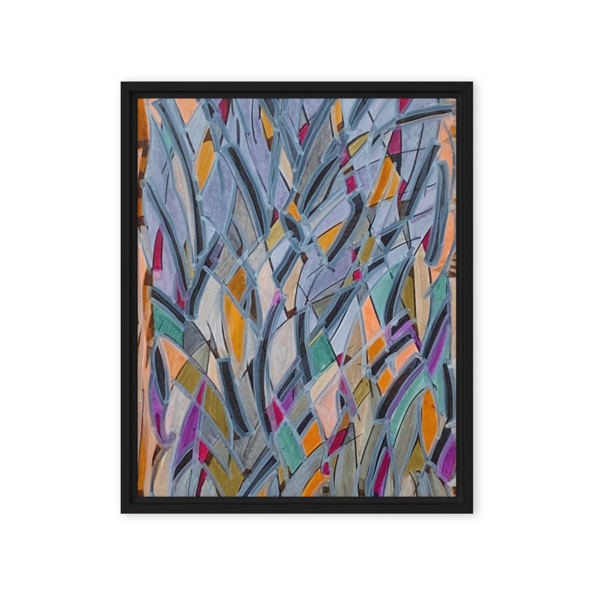 Sydney Opera Abstract Framed canvas print - Art Love Decor