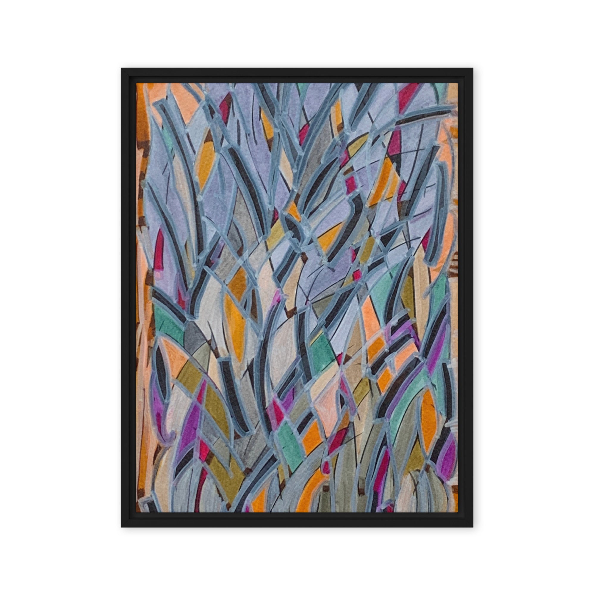 Sydney Opera Abstract Framed canvas print - Art Love Decor