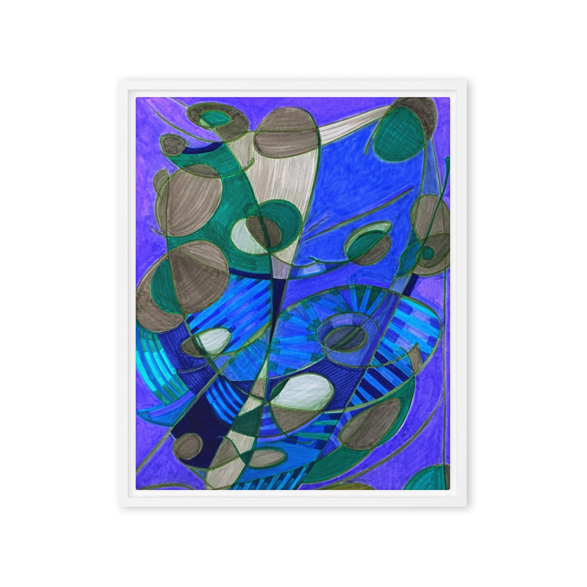 Knot Anymore Abstract Framed canvas print - Art Love Decor