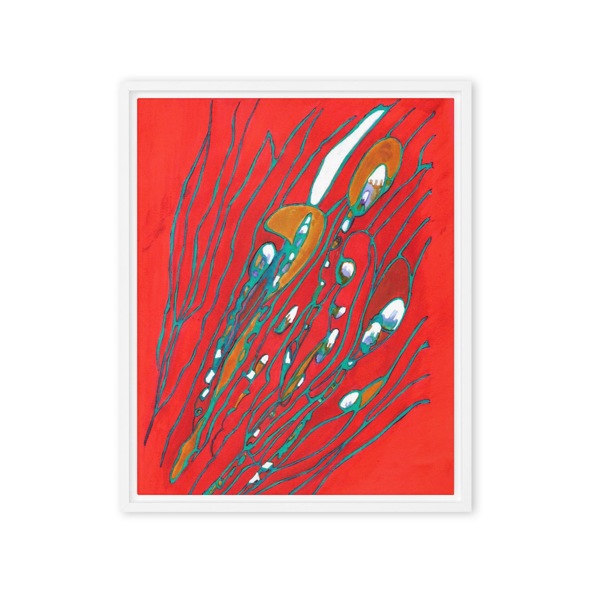 August Abstract Framed canvas print - Art Love Decor