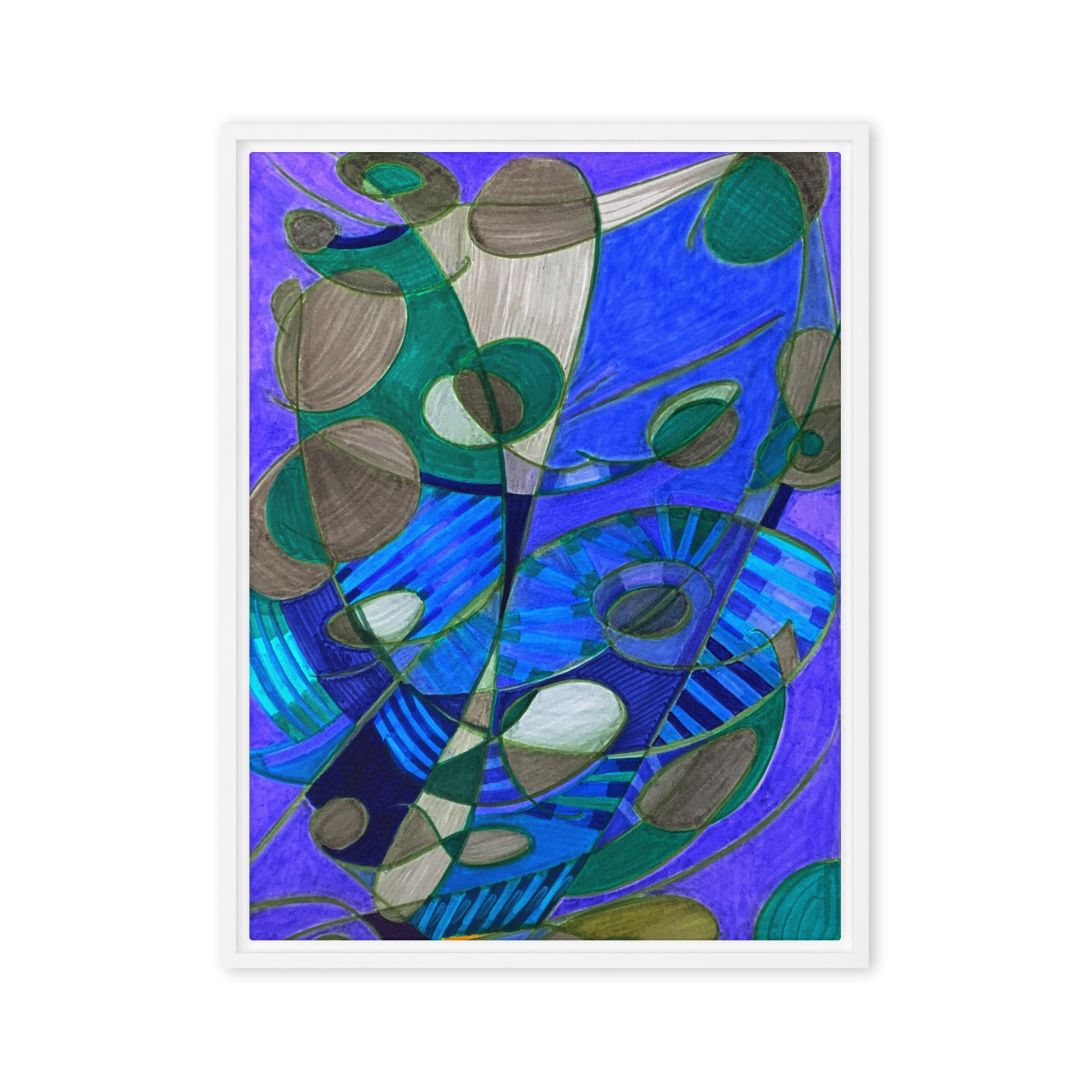 Knot Anymore Abstract Framed canvas print - Art Love Decor
