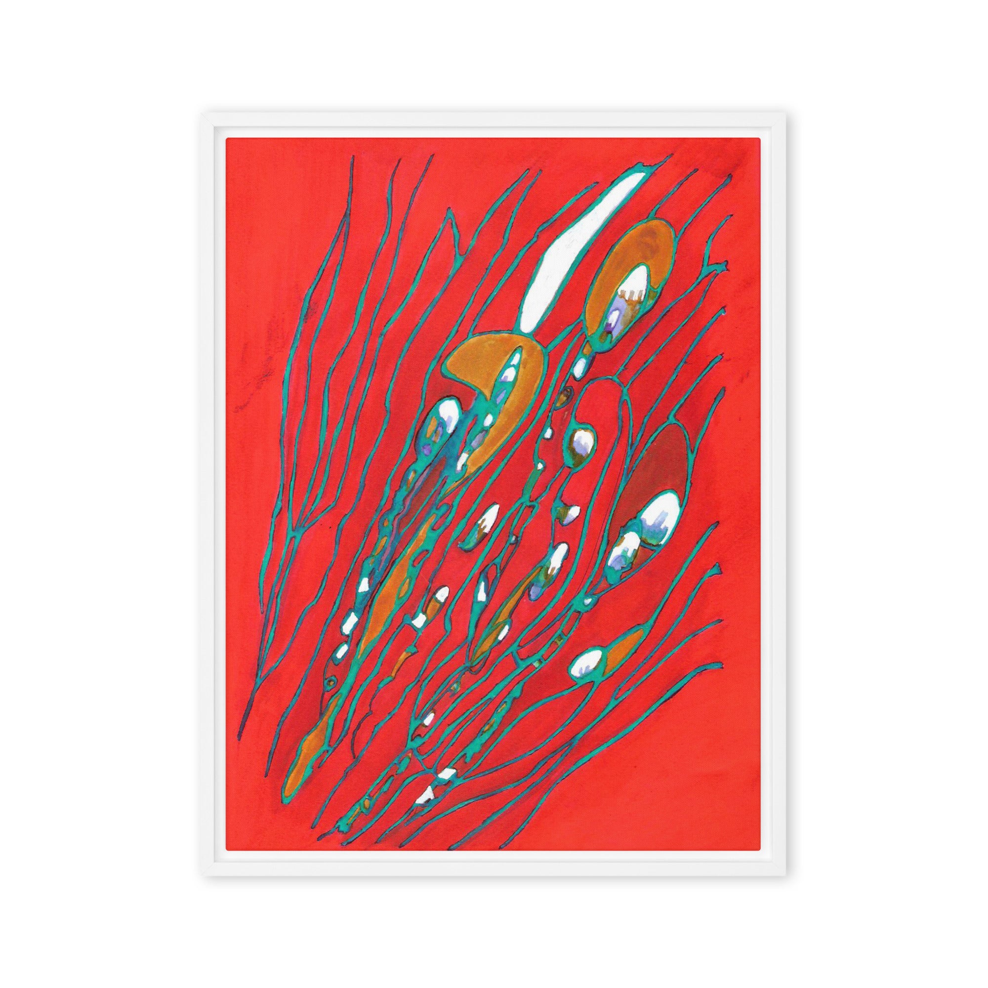 August Abstract Framed canvas print - Art Love Decor