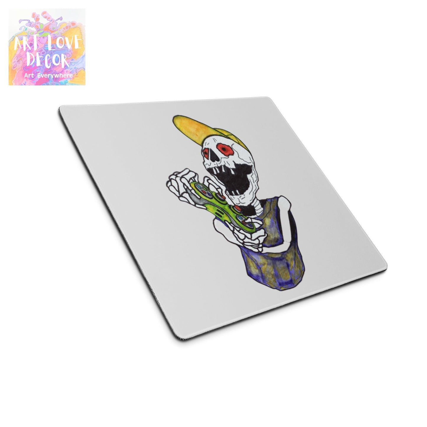Gamerbones Red Eyes Gaming mouse pad