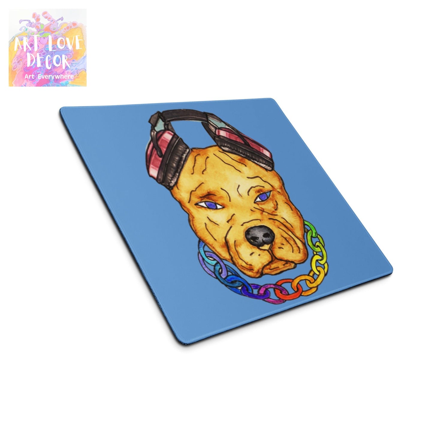 Pit Bull Headphones Gaming mouse pad