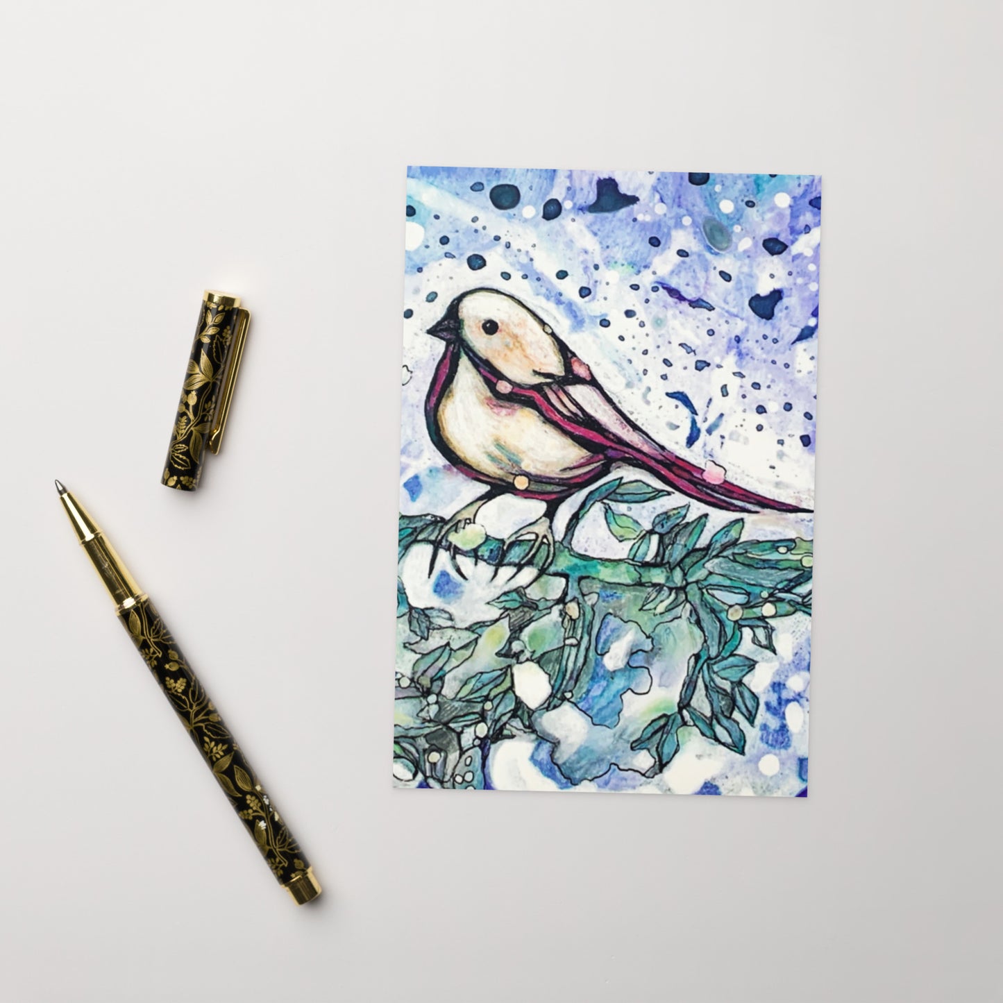 Rain Bird Greeting card - Art Love Decor