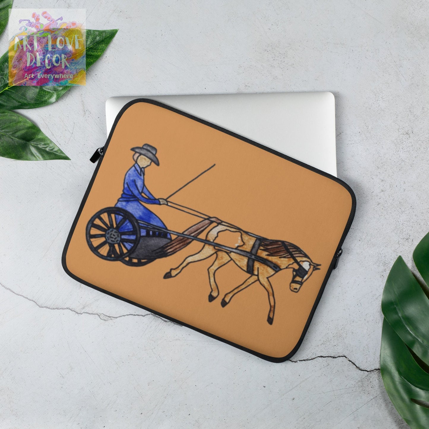Horse Cart Laptop Sleeve