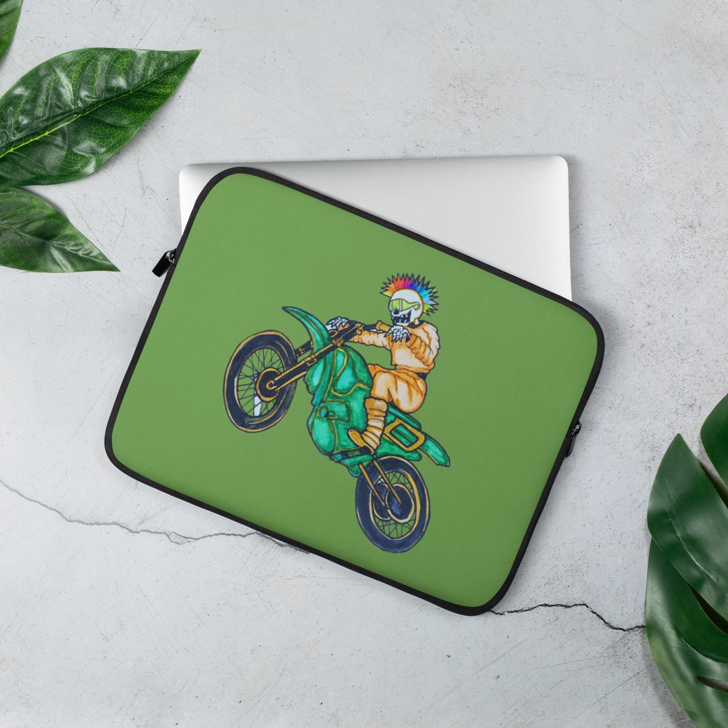 Bikerbones Mohawk Laptop Sleeve