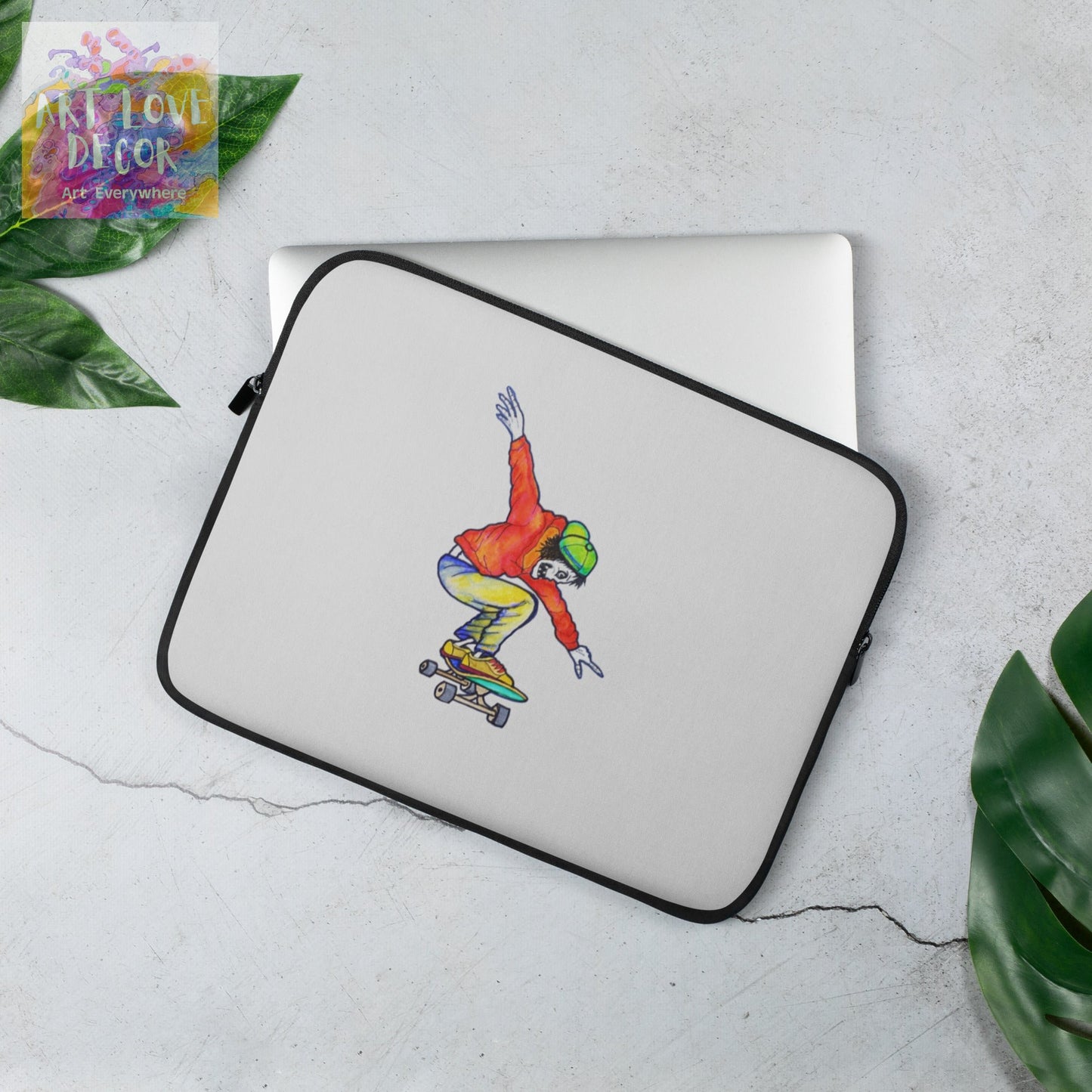 Skaterbones Down Laptop Sleeve