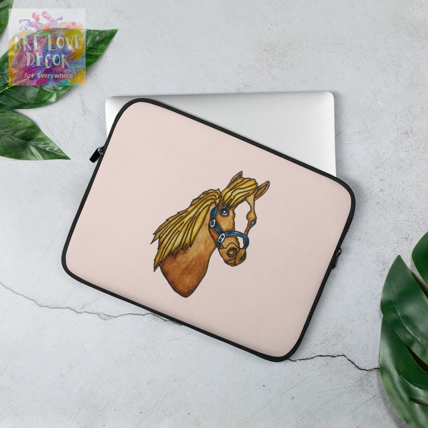Mini Horse Head Laptop Sleeve