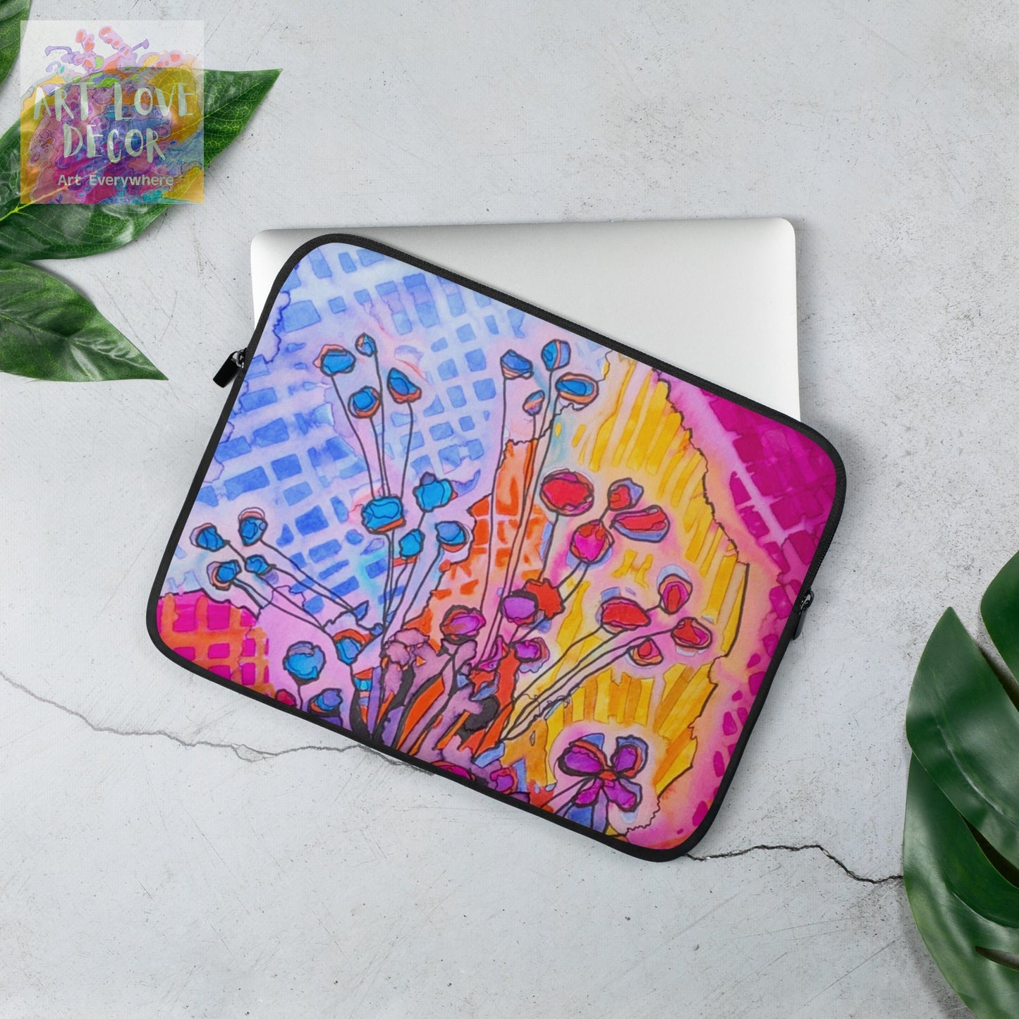 Flower Pot Laptop Sleeve