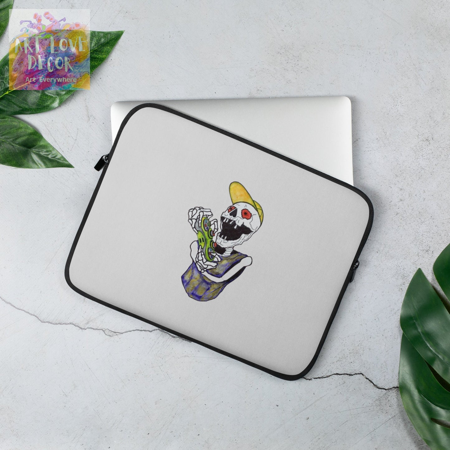Gamerbones Red Eyes Laptop Sleeve