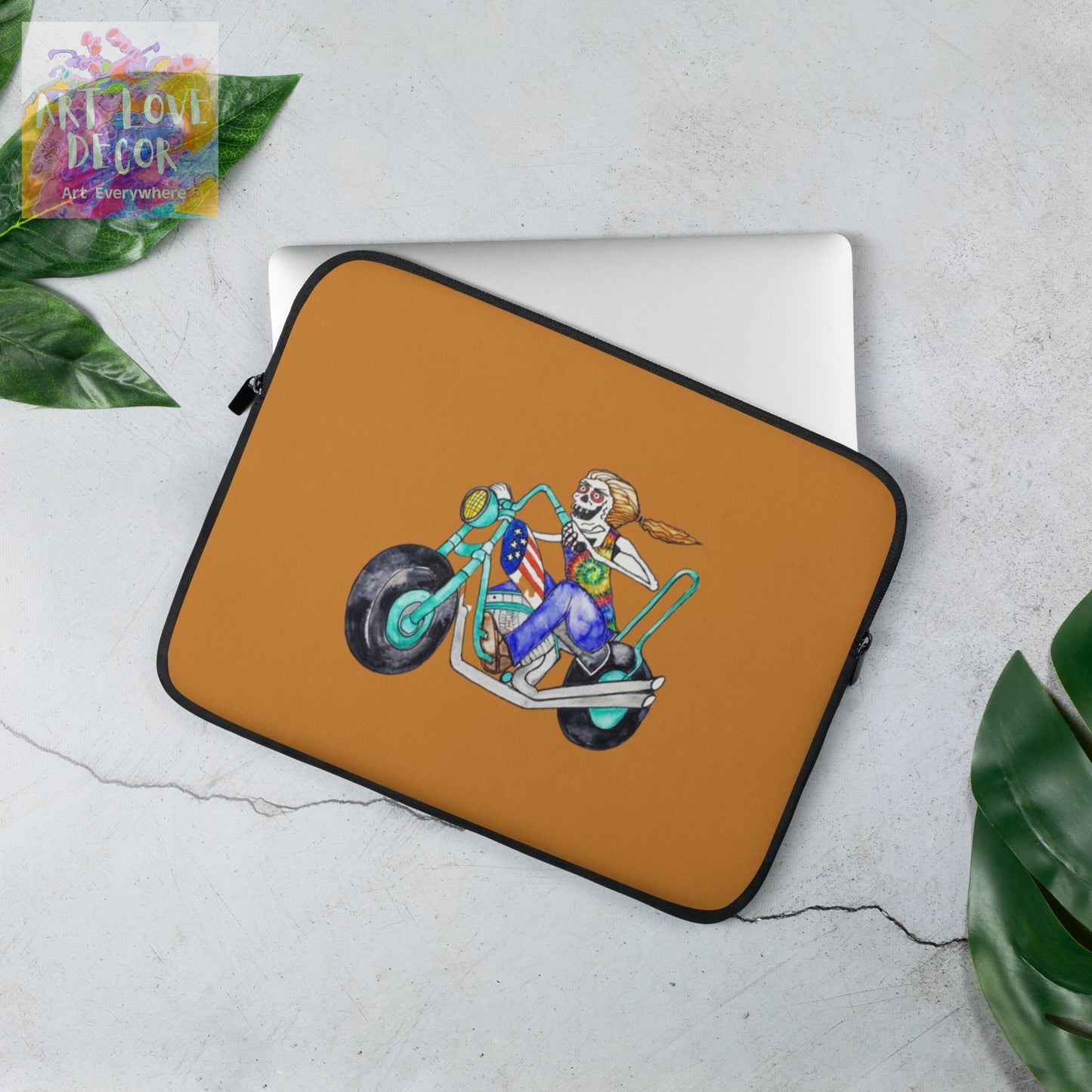 Bikerbones Hippie Laptop Sleeve