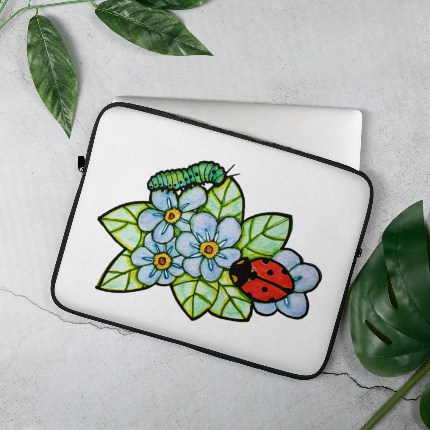 Ladybug Caterpillar Laptop Sleeve