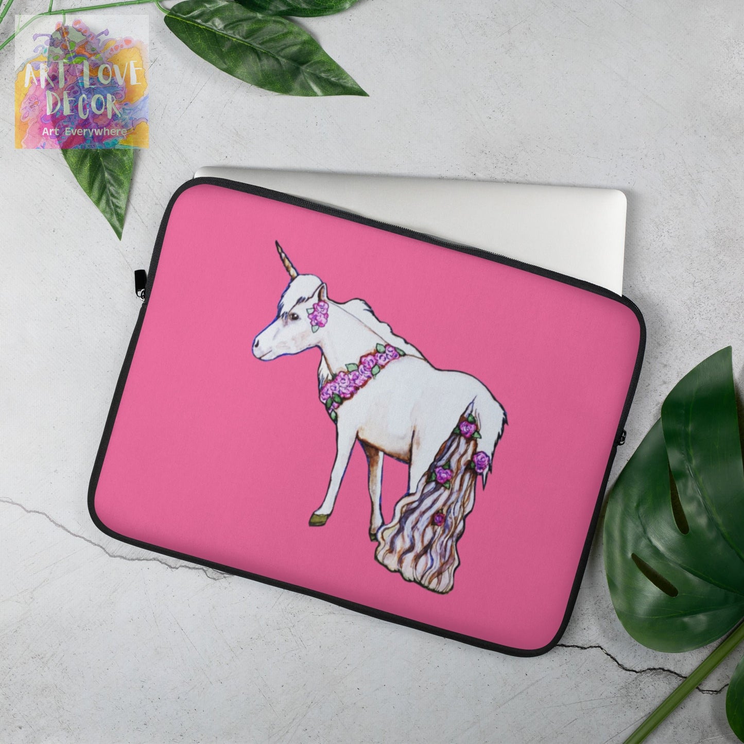 Horse Unicorn Laptop Sleeve