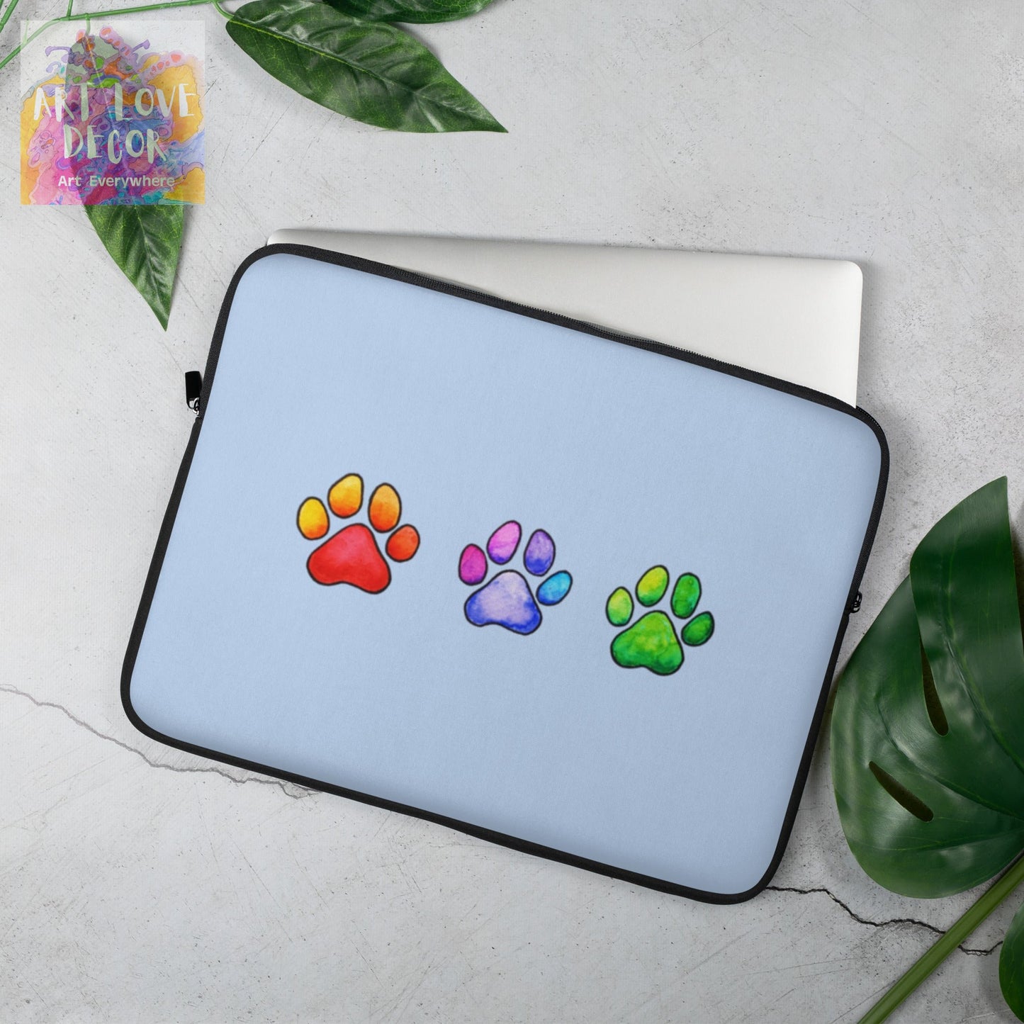 Paw Prints Laptop Sleeve