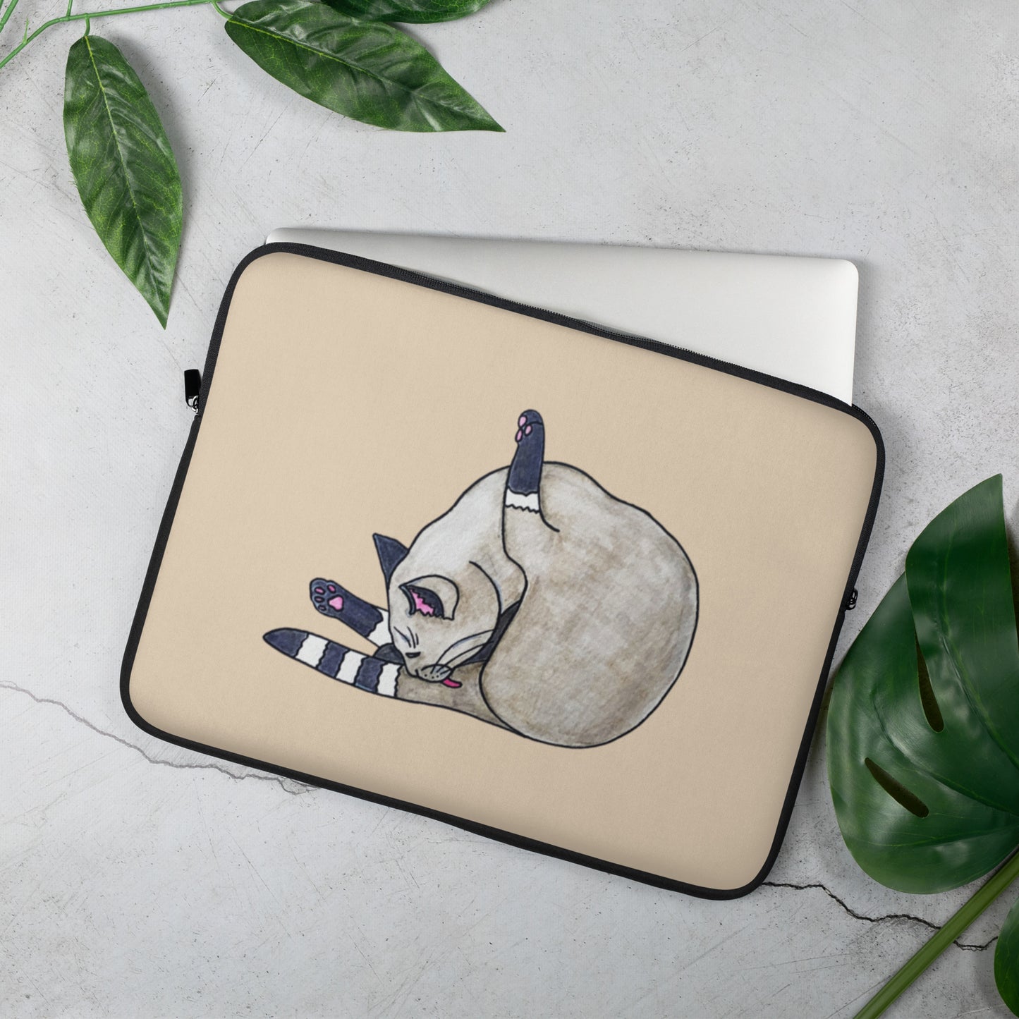 Bath Time Cat Laptop Sleeve